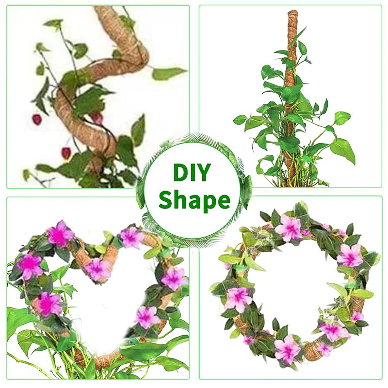Moss Pole For Plants Monstera,Inch Tall Bendable Moss Poles For Climbing Plants Indoor, Large Handmade Plant Pole Sticks