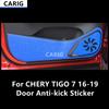 Для CHERY TIGGO 7 16-19 Наклейка на двері проти ударів ногою Модифікована Плівка для салону автомобіля зі структурою карбону Аксесуари Модифікація
