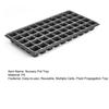 10 Pcs Nursery Pot Tray for Seedlings Thickened Seeds Starter Germination Shuttle Carrying Tray Round Nursery Planter Tray with Drainage Holes