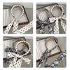 Dotted/Flower Print Hairband for Photography Braids Headband for Girl Trend Model Show French Style Ribbon Hairband