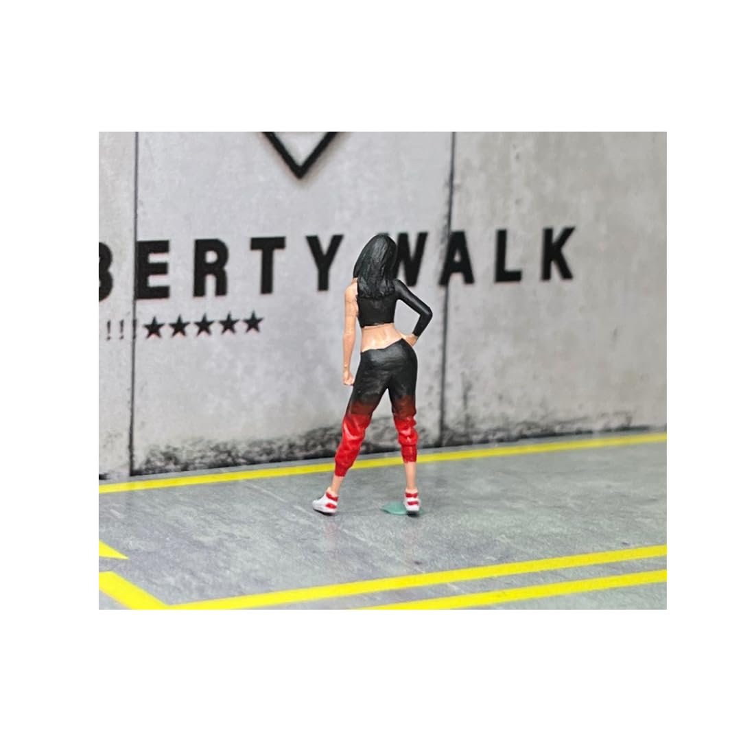 

MiniRealm Figure Model Girl MR0059 Model Diorama Minicar Miniature 1/64 [Used]