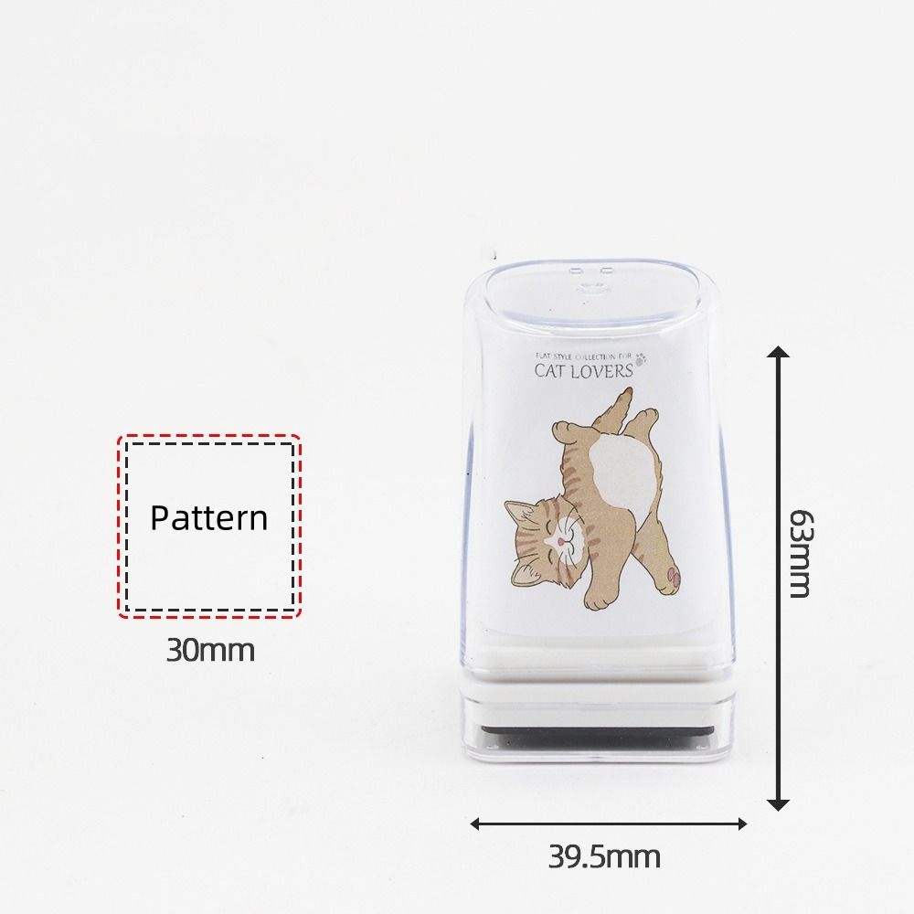 Animal Pattern Pet Cat  Stamp Junk Journal Cat Figure Seal  Scrapbooking Supplies