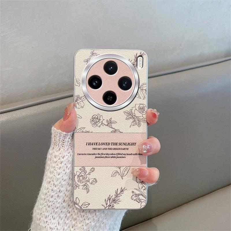 Applicable To vivoX111Pro Butterfly Leather Pattern Mobile Phone Case S11 Rose Camellia Y111 Small Fragrant Wind Protective Case