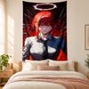 Arazzo Chainsaw Man alta qualità per decorare le pareti del soggiorno, della camera da letto, del dormitorio, ideale come decorazione murale per la camera da letto o come regalo di festa