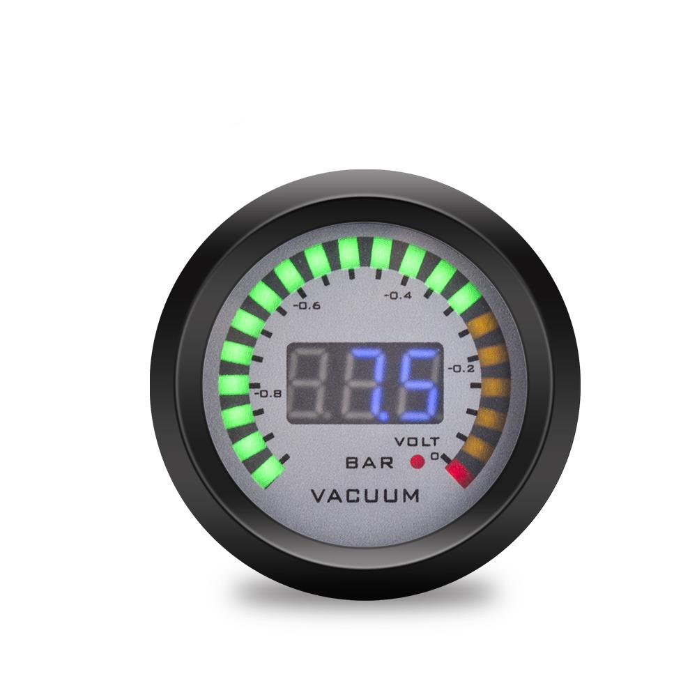 New 52mm Car Digital Gauge Boost/Water Temp/Vacuum/Oil Temp/Oil Pressure Tachometer/Volt/EGT Temp Gauge With LED Display Gauge