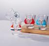 Hand Painted Pattern Glass Cup for Women, Small Wine Cup, Durable Human Bikini, Shot Glass