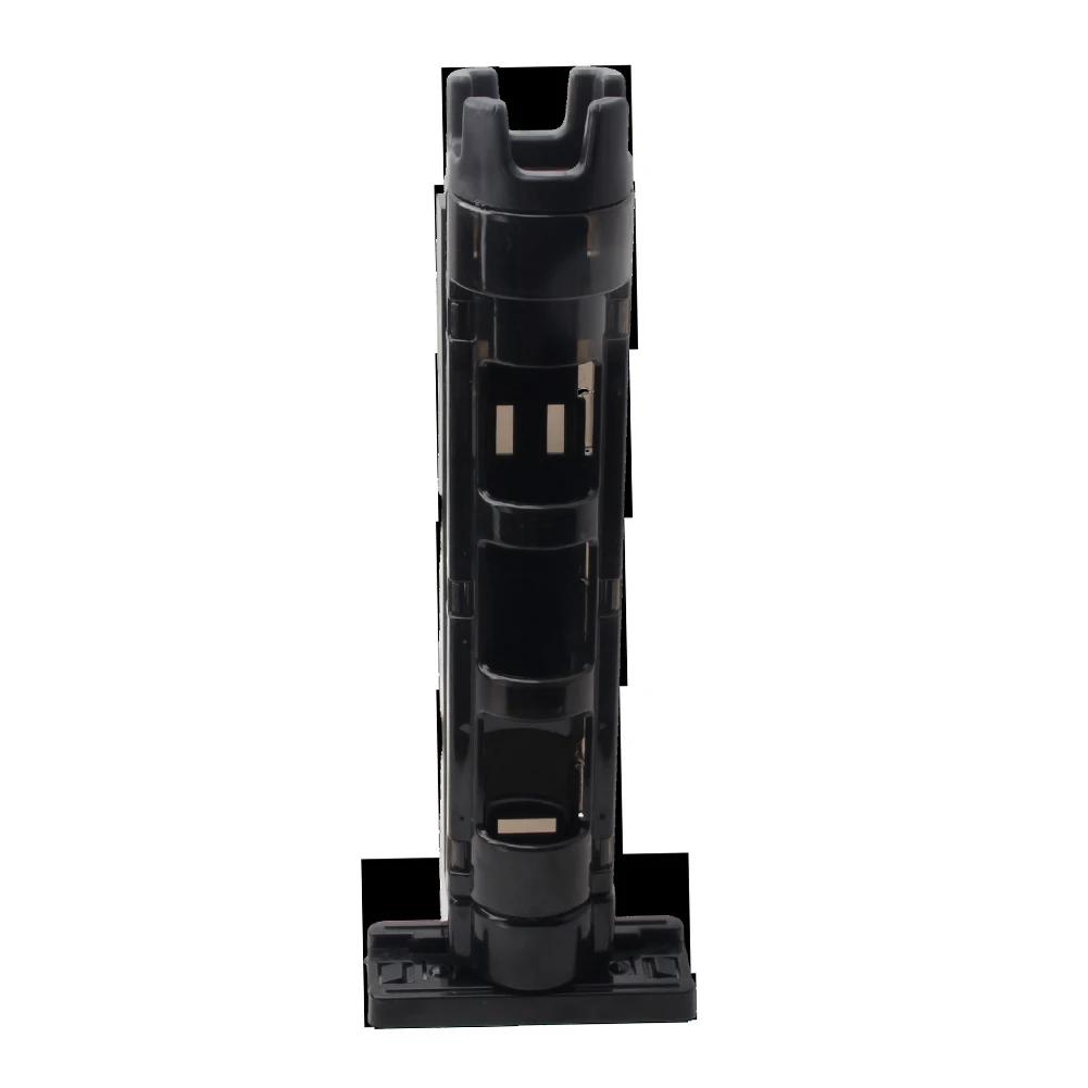 

Пластиковий рибальський ящик Тримач бочки Знімний риболовний ящик Кронштейн дисплея для вудки Регульована портативна застібка для приладдя для рибалки чорний