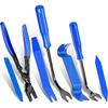 Aleric 7 Pieces Auto Trim Removal Tool Kit with Plastic Pry Tool and Fastener Clip Pilers Remover Tools for Car Body Upholstery Door Panel