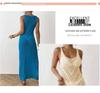 Rochie de Plajă Tricotată Trendy pentru Femei 2025: Acoperire sexy, decupată, stil european-american pentru bikini