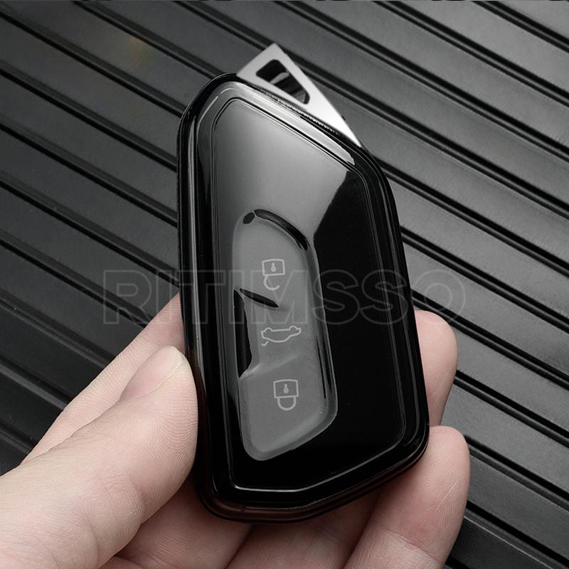 Tpu Key Cover Protection Remote for Seat Leon Fr Mk4 Cupra Formentor for For Skoda Octavia A8 MK4 MK8 for VW Golf 8 ID-4