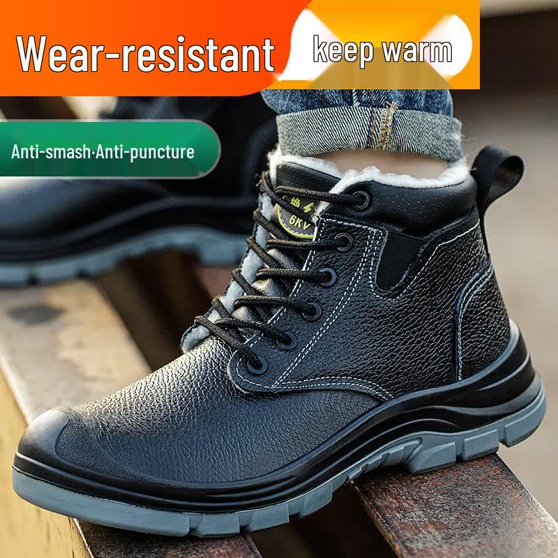 Lao Guan Jia Men s Insulated Winter Safety Boots 37