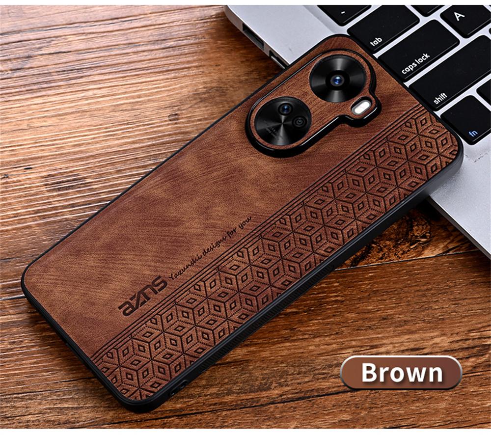 

Для Huawei Nova 12 SE Чехол из искусственной кожи с эффектом кожи, противоударный, мягкая задняя крышка, Funda для Nova 12 SE, Coque, Capa, бампер For Nova 12 SE хаки