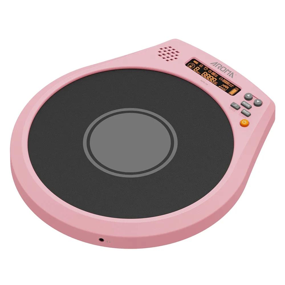 Electronic Drum Pad Set 8 Inch Silent Dumb Pad Rechargeable Multifunction Digital Electric Drum with Speed Detection Metronome