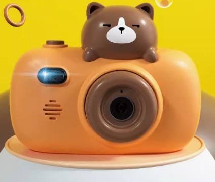Children'S Bubble Machine Handheld New Fully Automatic Bubble Camera Toy
