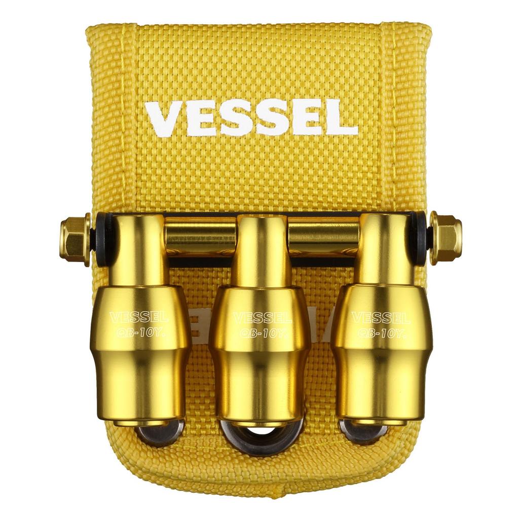 VESSEL Limited Edition Quick Catcher Triple Holder Yellow QB-10B3YY