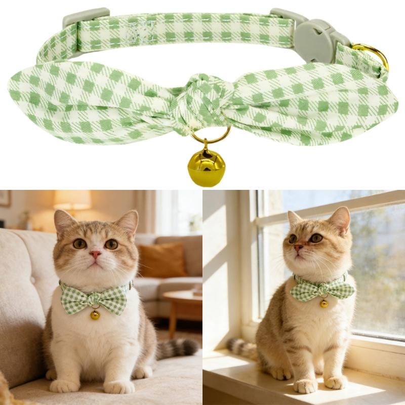 Knitted Pet Collar Adjustable Design for Small Medium Large Dogs and Cats Comfortable Daily Walking Outdoor