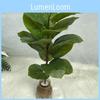 Plant Realistic Artificial Ficus Elastica Leaf Foliage Home Wedding Decor Office