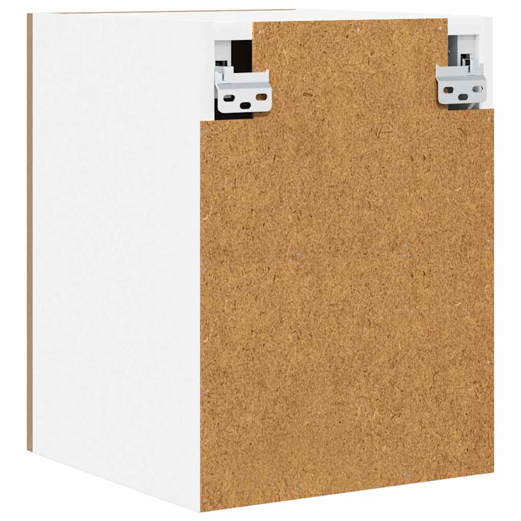 Wall Mounted Cabinet 2 Pcs Artisan Oak & White 30 X 31 X 40 Cm
