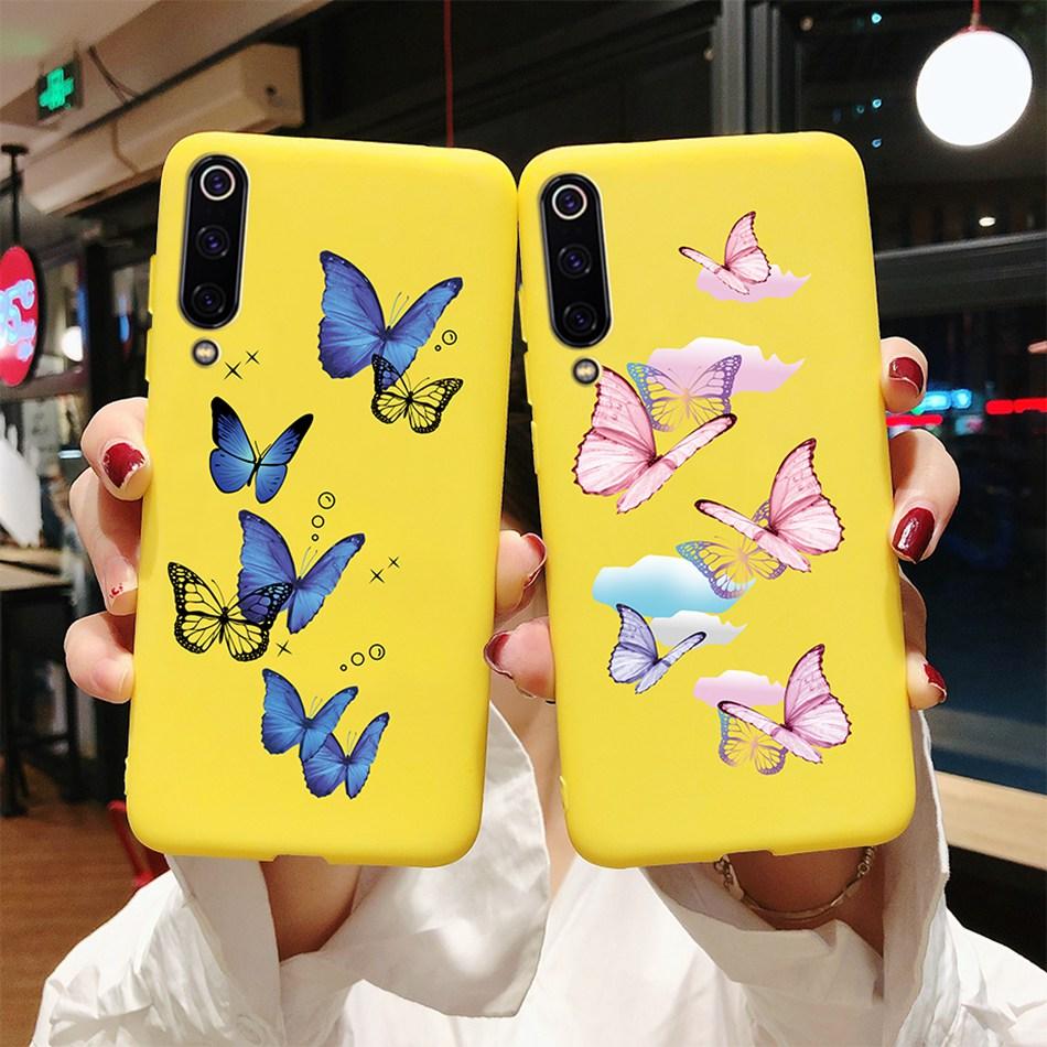 Case For Xiaomi Mi 8 9 Lite SE Fashion Silicone Love Heart Sunflower Phone Case Cute Cover Coque on Mi8 Mi9 9SE 8Lite 9Lite Case