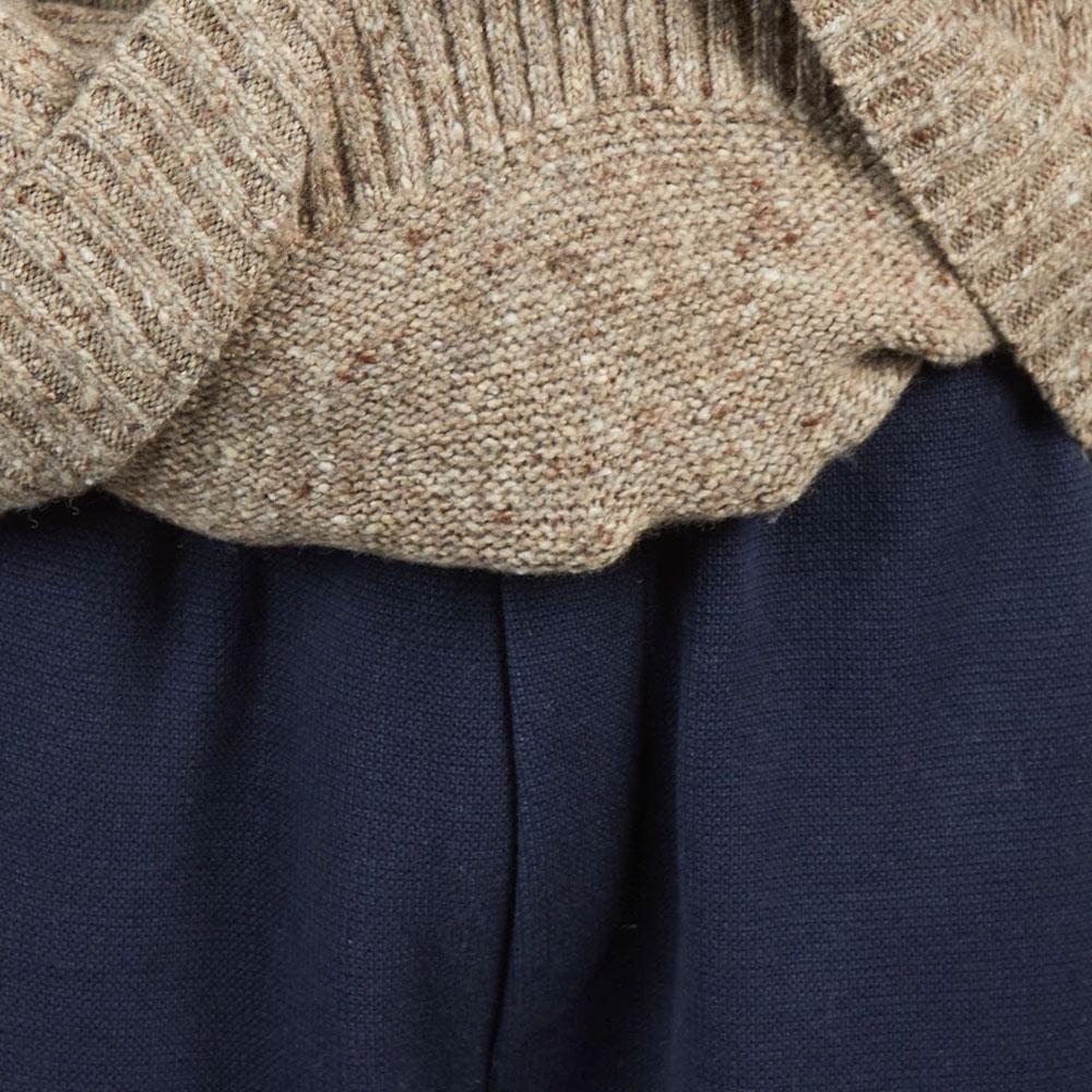 Polo Ralph Lauren Solid Logo Print Crew Neck Pullover Sweater Men Sweater Khaki 710918135-002