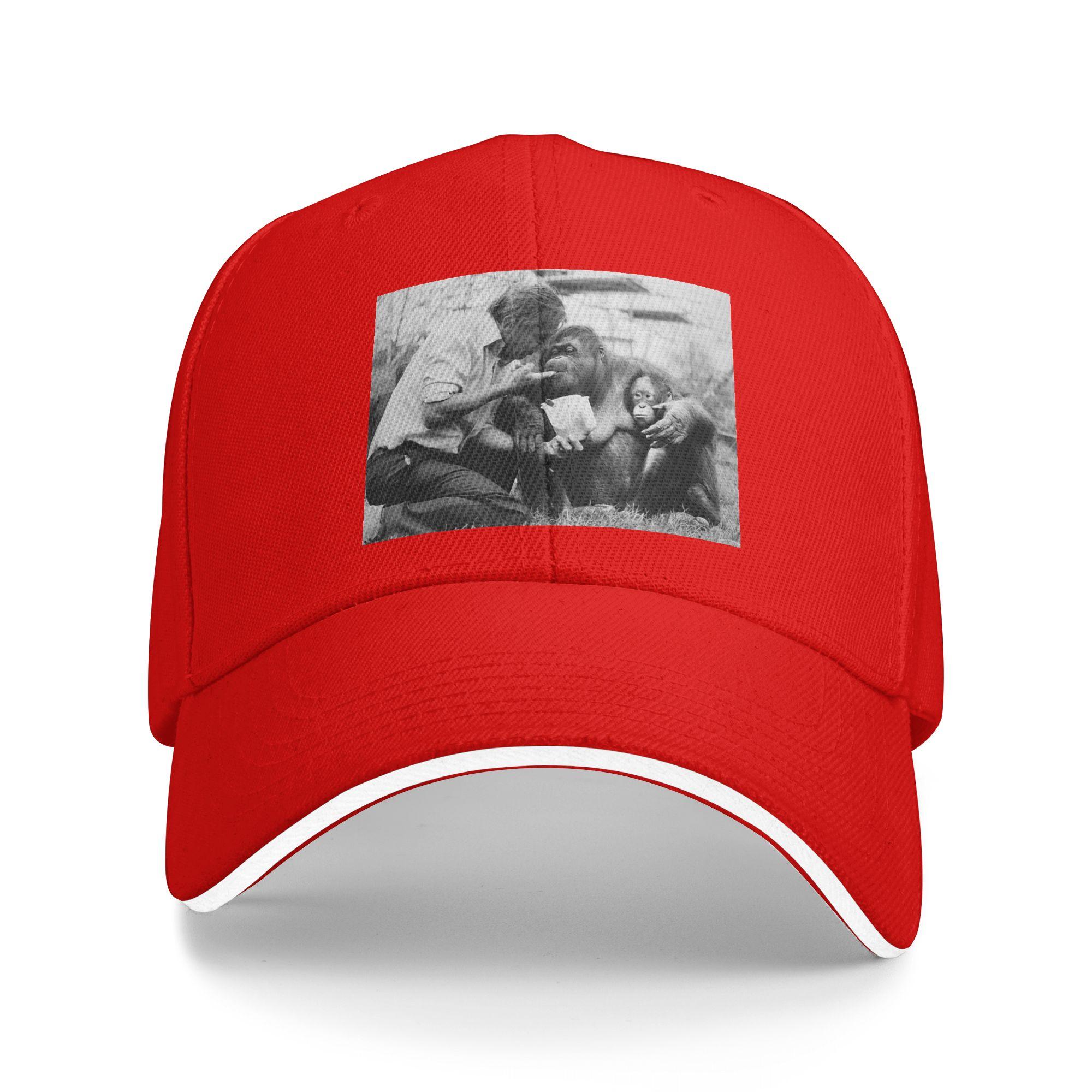 Sir David Attenborough Nature DocuUnisextary Writer Sandwich Baseball Caps Casual Washed Sun Cap for Unisex Women Adjustable Fit Hats Adjustable