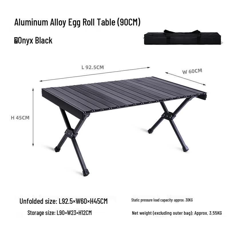 OIMG Lightweight Portable Camping Roll-Up Table