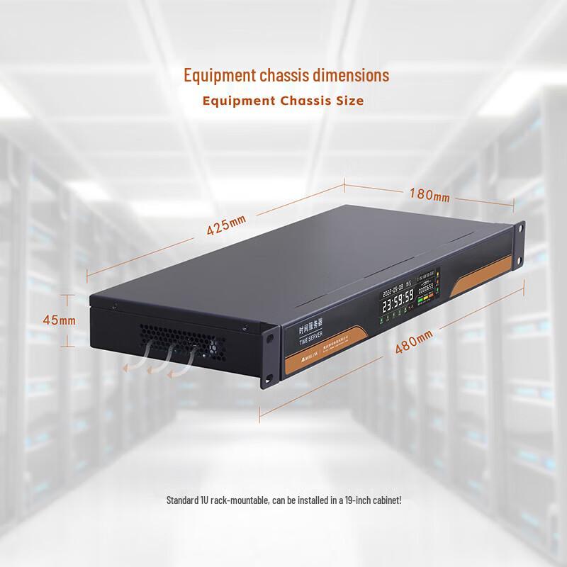 MORLINK Gigabit PTP Time Server with GPS/Beidou & Rubidium Clock