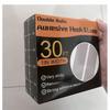 30Ft x 1 Inch Hook and Loop Strips Sticky Back Nylon Polyester Adhesive Fastening Tape White Black Strong Sticky Strips Roll