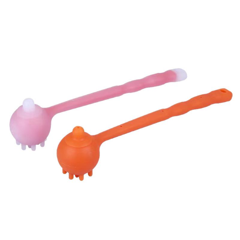 Silicone Massage Hammer for Tapping Waist, Shoulder, Neck, and Back - Ideal for Elderly Health.