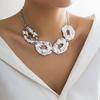Fashionable Irregular Circle Waist Chain Necklace With Adjustable Metal Chain For Women Grunge And Steampunk Style