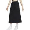Nike Sportswear Essential Women's Mid-Rise Woven Cargo Midi Skirt Black FV7504-010