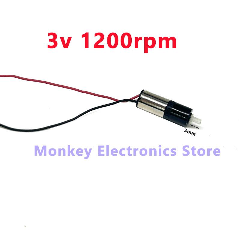 17rpm 111rpm 1111rpm DC 1V 1.7V Mini 6mm Planetary Gearbox Gear Reducer Motor Reduction Micro Coreless Motor DIY Robot Luggage