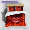 Set Lenzuola Stampato Nottingham Forest Football 3 Pezzi, Comodo Set Copripiumino per Camera da Letto Amico della Pelle