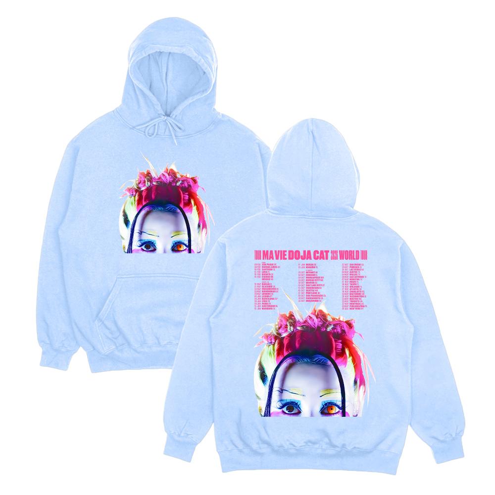 Y2k Hip Hop Hoodies Doja Cat 2026 Welttournee Pullover Lässig Locker Unisex Kleidung Mode Vielseitiges Sweatshirt Lässig