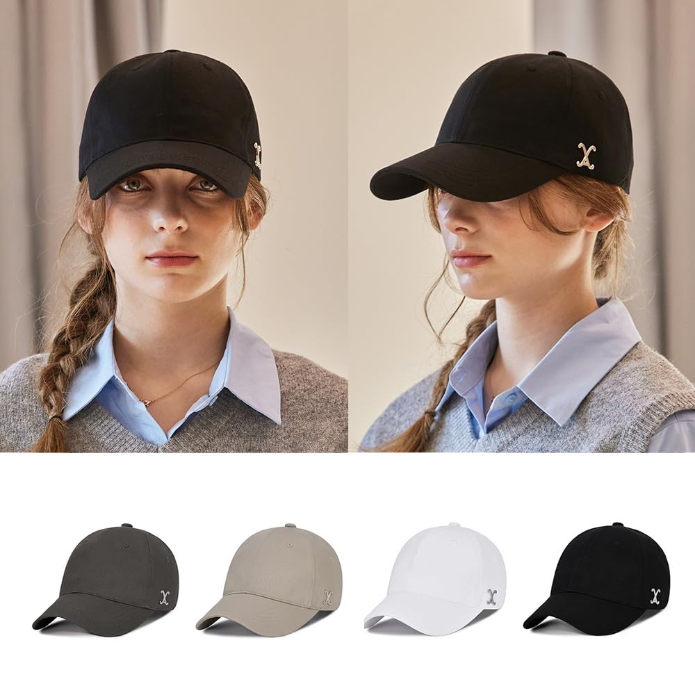 VA Curved Stud Ball Cap Black