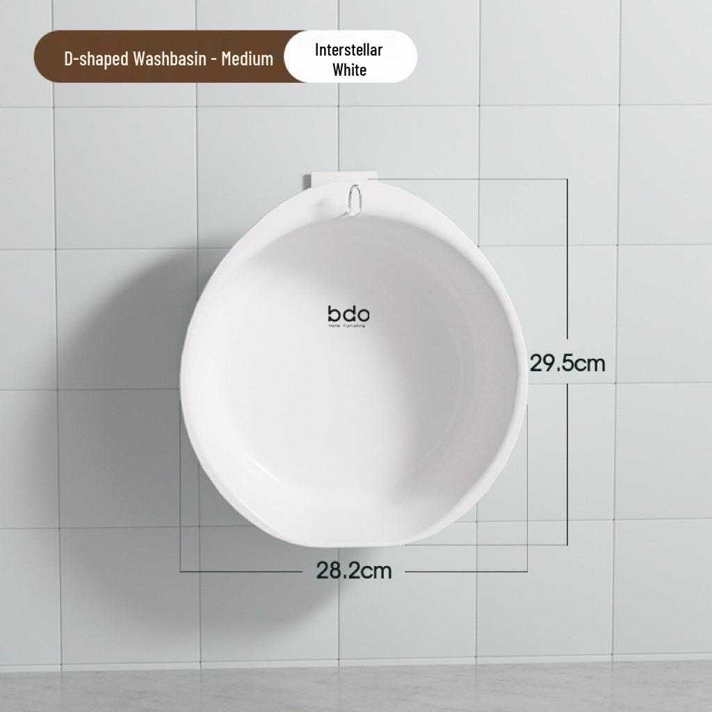 High-Temperature Resistant Wall-Mounted Washbasin for Laundry and Foot Washing