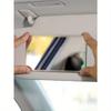 1pc Car Sun Visor Self-adhesive Stainless Steel Mirror