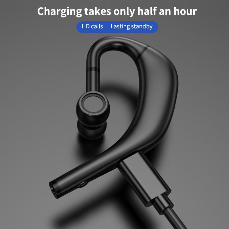 Wireless Bluetooth5.0 Headphone Waterproof Sport Bluetooth Headset Long Standby Noise Cancelling Business Earphone with Microphone