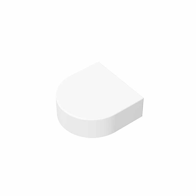 55pcs MOC compatible building block parts 24246 small particle building blocks 1x1 one-sided arc light DIY children's toys