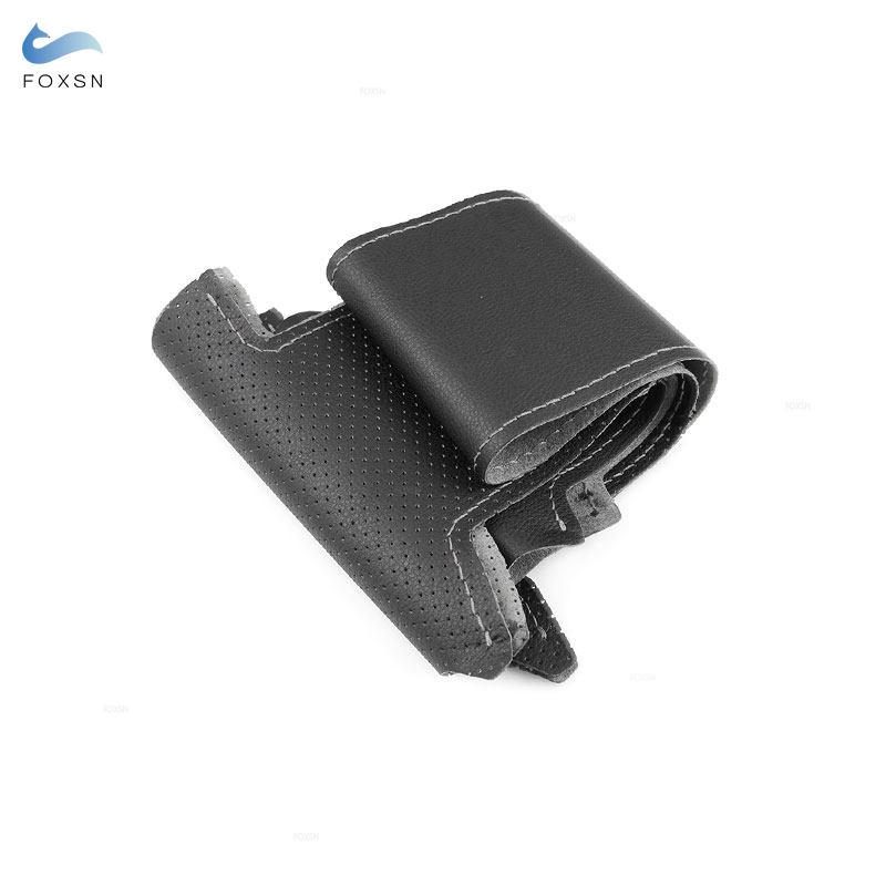 Zöpfe am Lenkrad für Honda Civic 8. 2006 2007 2008 (2-Speichen) Autolenkrad aus perforiertem Mikrofaserleder