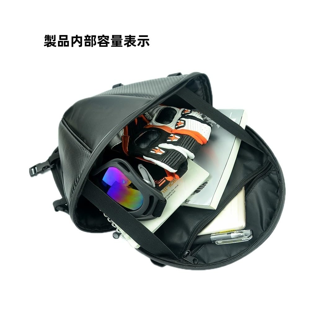 RoastMe Motorcycle Seat Bag and Tail Bag Backpack Waterproof Luggage Storage