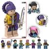 New  KPop Demon Hunters Building Blocks Rumi Assembly Model Doll  Perfect for Kids Combines Fun of Building and KPop Charm