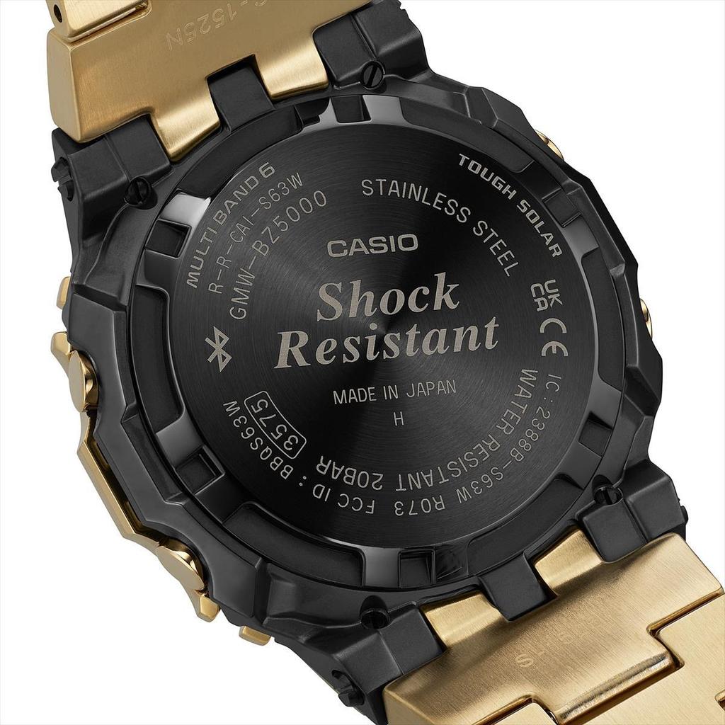CASIO Solar, G-SHOCK GMW-BZ5000GD-9JF MIP LCD With Tags Low Cost Full Metal Radio-Controlled