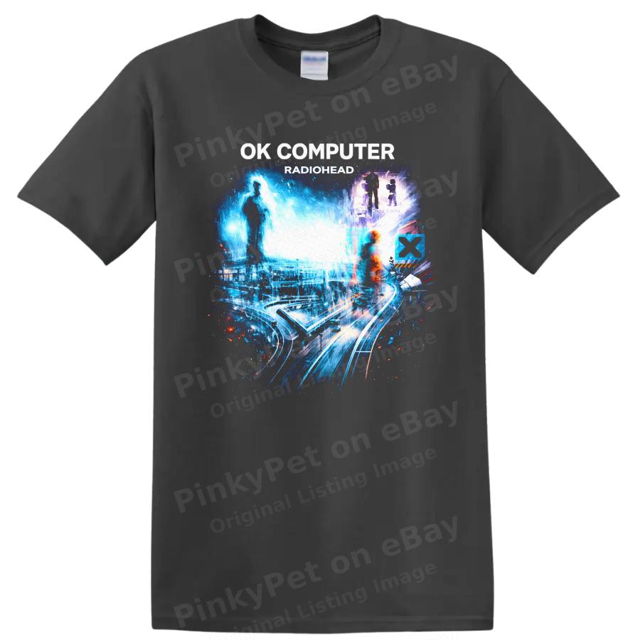 OK Computer Vintage Classic Rock Album Cover Art T-Shirt Retro Tee