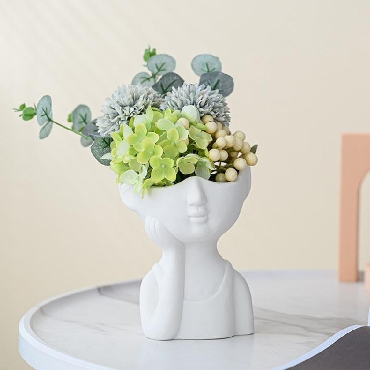 Silicone Molds Resin Casting Mold Home Decorations Cute Boy Candle Cup Mold Flowerpot Molds Gift for DIY Craft Lover
