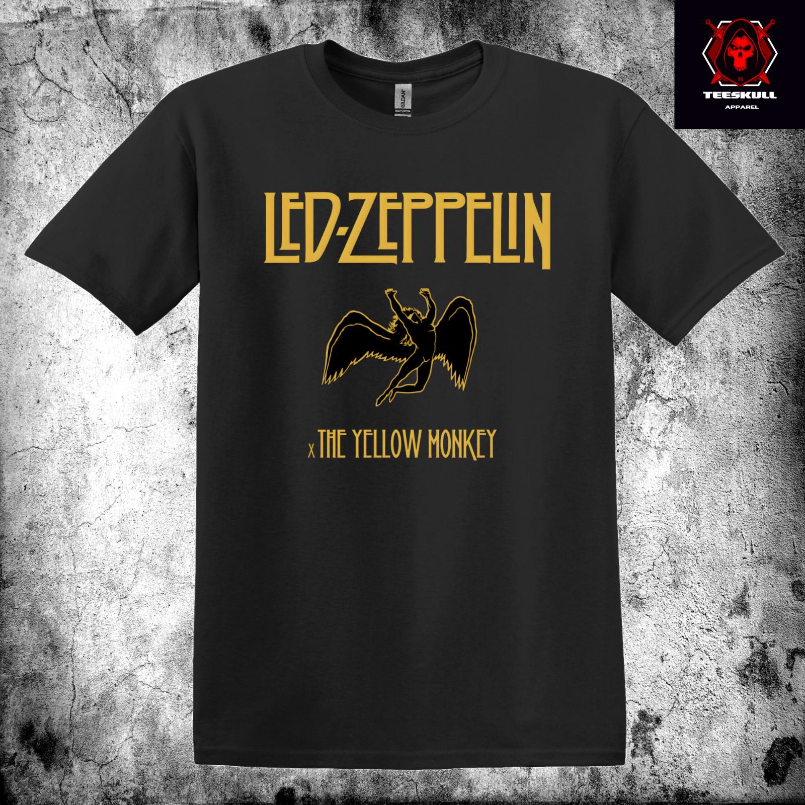 

26 Led Zeppelin The Yellow Monkey Heavy Cotton Unisex T-SHIRT S-3XL Unisex T-Shirt XXL