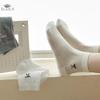 Women's Socks New Style Pure Color Sweet Lolita Socks Bow Socks Thin Cotton Mesh Socks