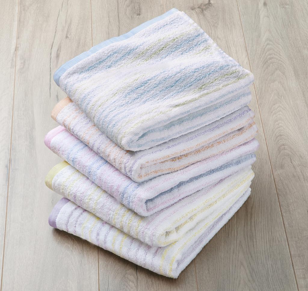 Kosugizen Mini Bath Value Pack 5 1 Piece 50 x 100 Small Size Bath Great Set of Towels, Border, Colors, Each, cm, Towels, Value, 5, ST-420-5