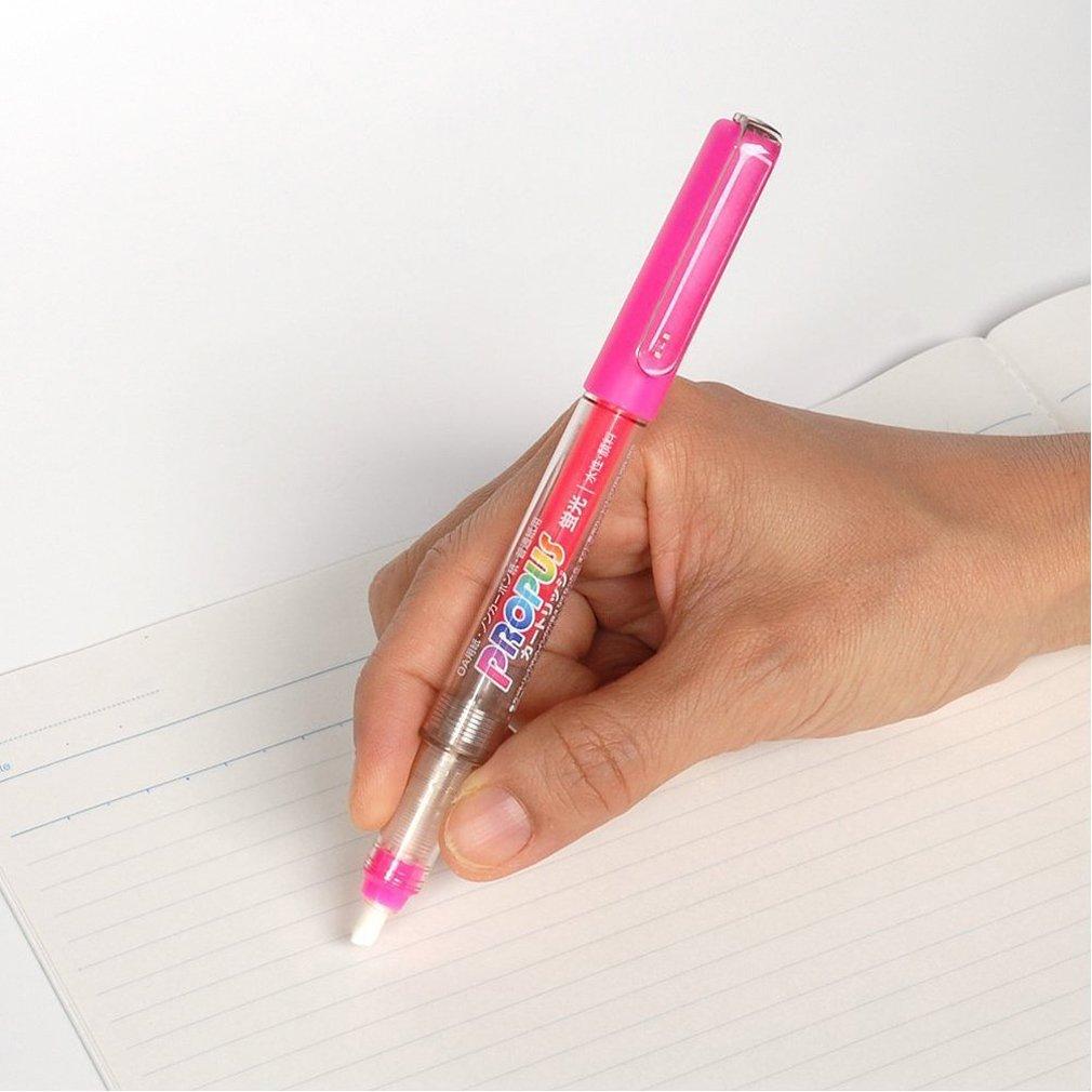 Zvýrazňovač Mitsubishi Pencil 6 PUS1556C Pero, Náplň Pro-Pass, Silný, Barvy,