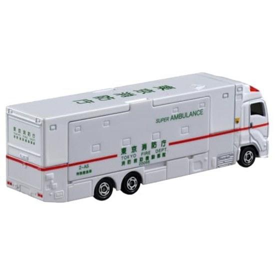 Takara Tomy Tomica Long Type No. 144 Super Ambulance Mini Car Toy ages 3 up